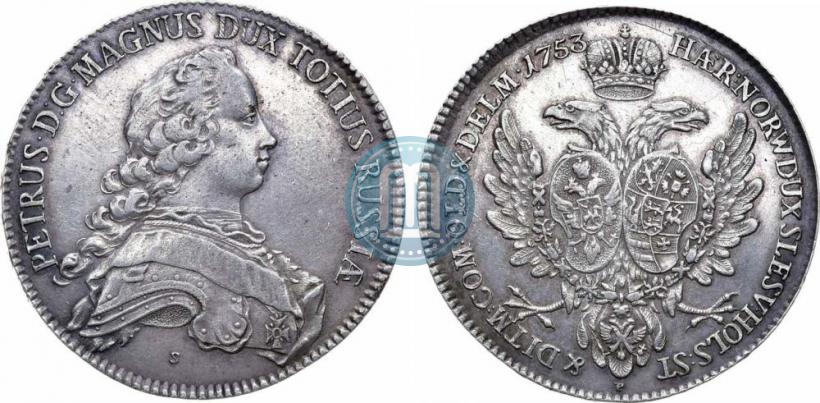 Picture Thaler 1753 year P "Albertusthaler"