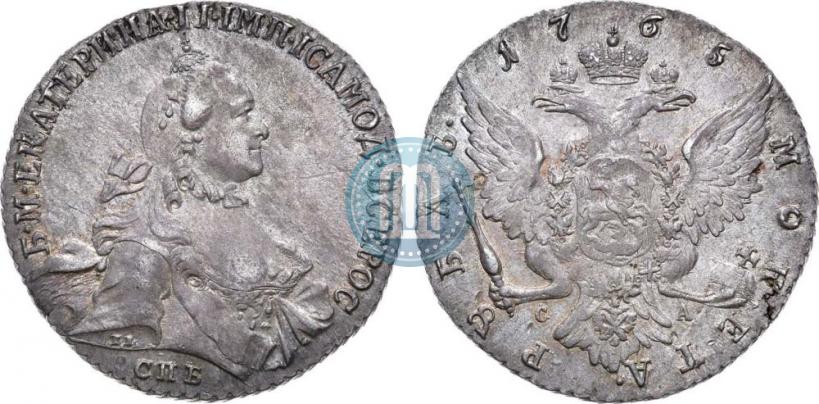 Picture 1 rouble 1765 year СПБ-СА 
