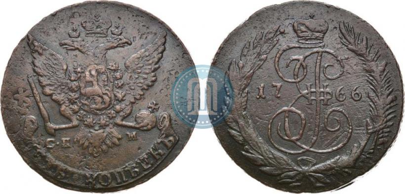 Picture 5 kopecks 1766 year СПМ 