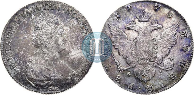 Picture 1 rouble 1778 year СПБ-ФЛ 