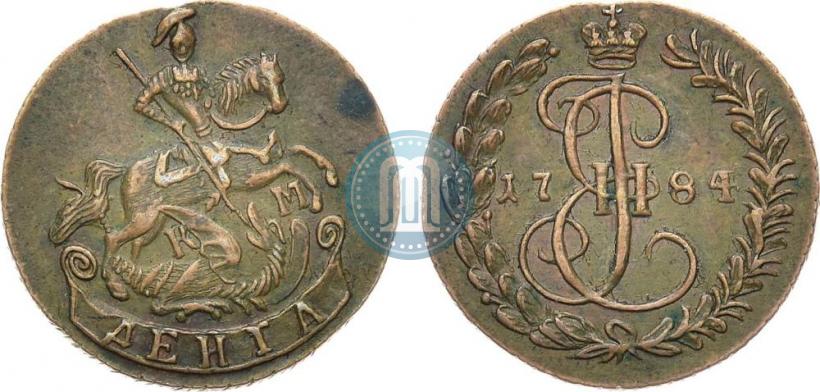 Фото Денга 1784 года КМ 