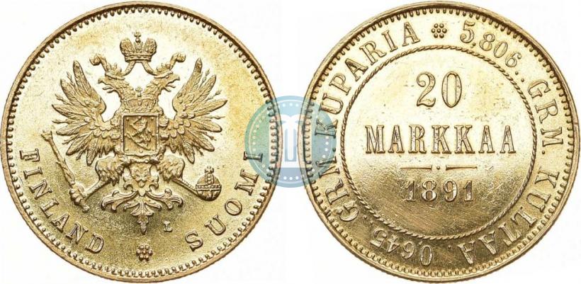 Фото 20 марок 1891 года L 