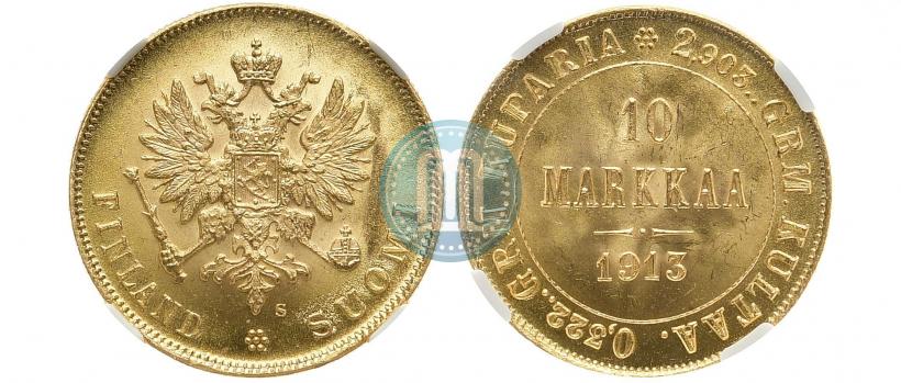 Picture 10 markkaa 1913 year S 