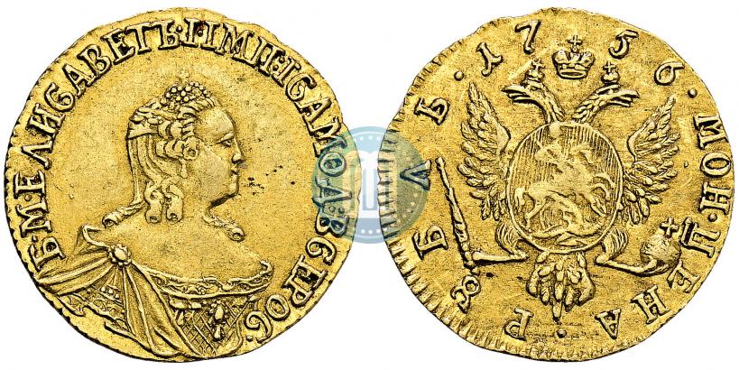 Picture 1 rouble 1756 year  