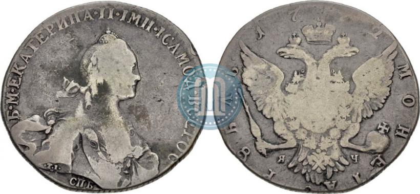Фото 1 рубль 1772 года СПБ-ЯЧ-Т.I. 
