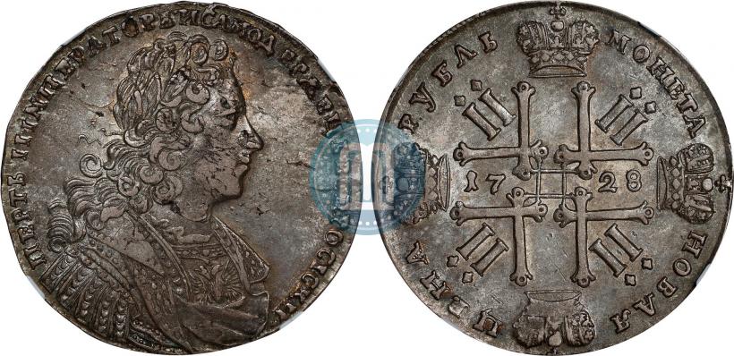Picture 1 rouble 1728 year  "Type of 1728"