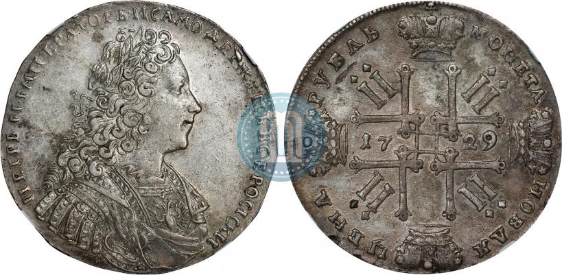 Picture 1 rouble 1729 year  "Type of 1728"