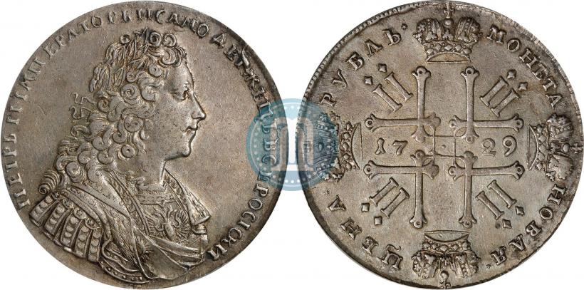 Picture 1 rouble 1729 year  "Type of 1728"