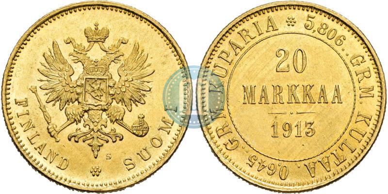 Фото 20 марок 1913 года S 
