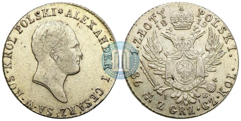 Picture 1 złoty 1819 year IB 