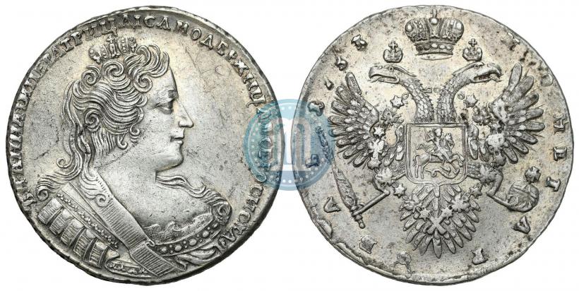 Picture 1 rouble 1737 year  "Type of 1735"