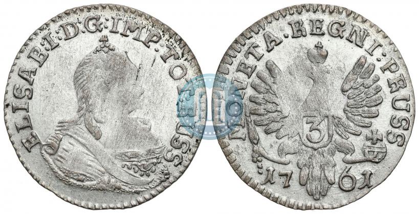Picture 3 grosze 1761 year  