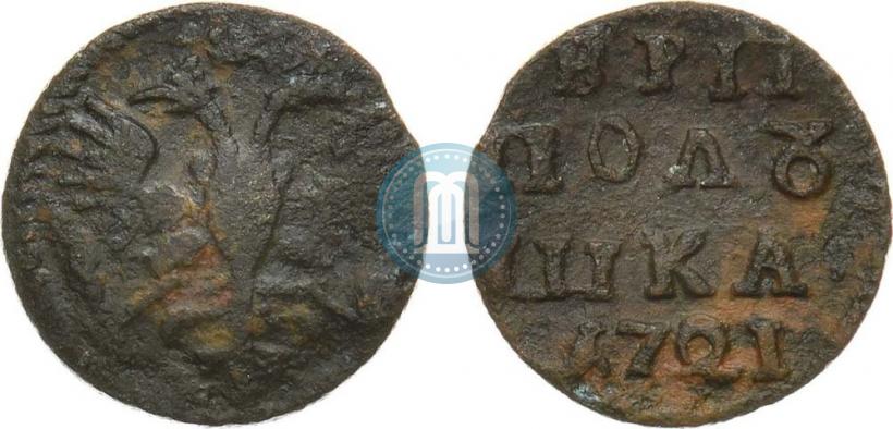 Фото Полушка 1721 года  