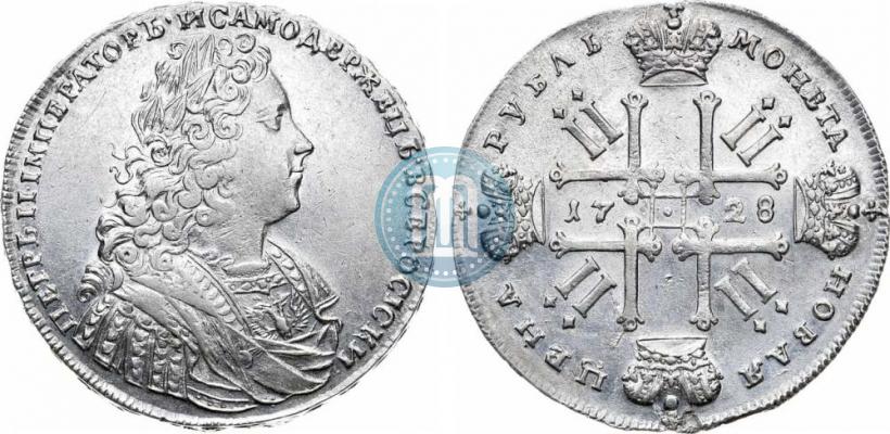 Picture 1 rouble 1728 year  "Type of 1728"