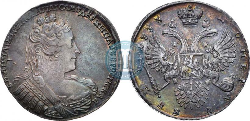 Picture 1 rouble 1733 year  