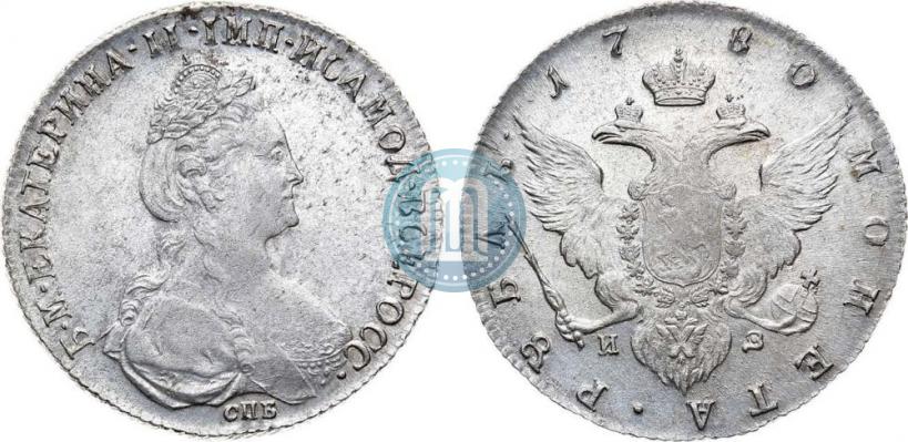 Picture 1 rouble 1780 year СПБ-ИЗ 
