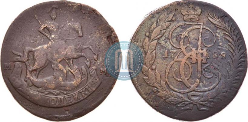 Фото 2 копейки 1788 года ММ 