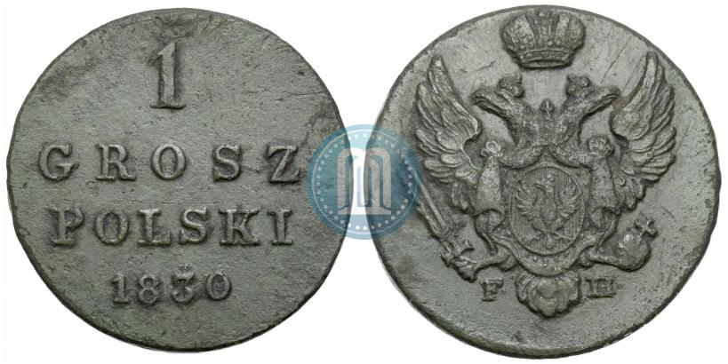 Picture 1 grosz 1830 year FH 
