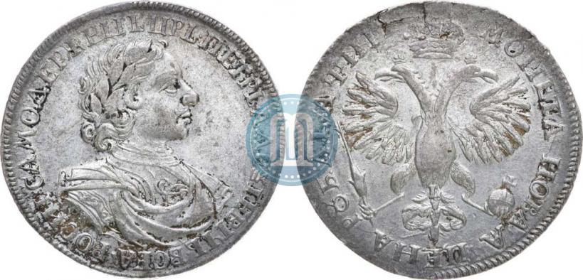 Picture 1 rouble 1718 year OK-L 