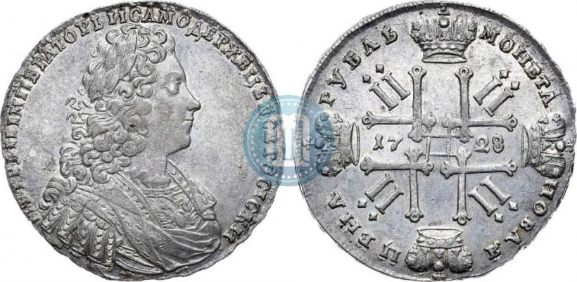Picture 1 rouble 1728 year  "Type of 1728"
