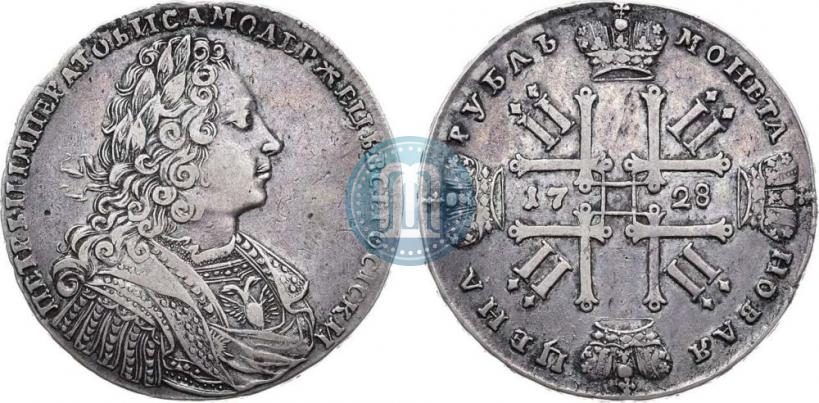 Picture 1 rouble 1728 year  "Type of 1728"
