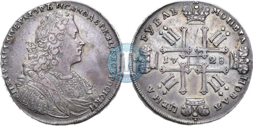 Picture 1 rouble 1728 year  "Type of 1728"