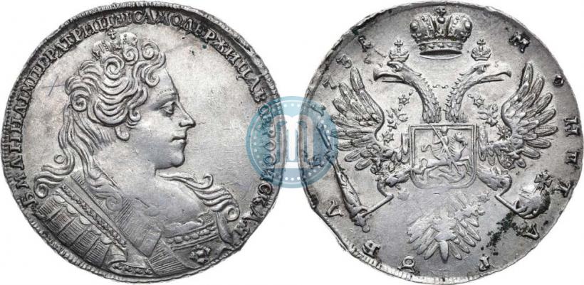 Picture 1 rouble 1731 year  