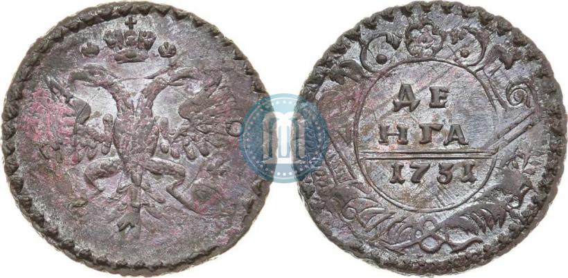 Фото Денга 1731 года  