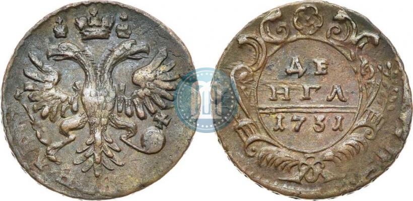 Фото Денга 1731 года  