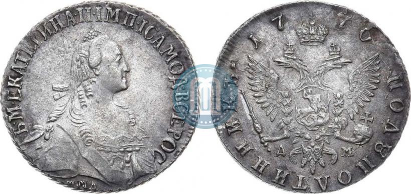 Фото Полуполтинник 1770 года ММД-ДМ 