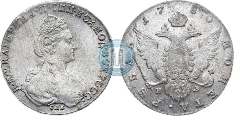 Picture 1 rouble 1780 year СПБ-ИЗ 