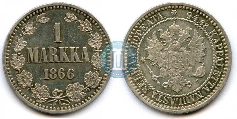Фото 1 марка 1866 года S 