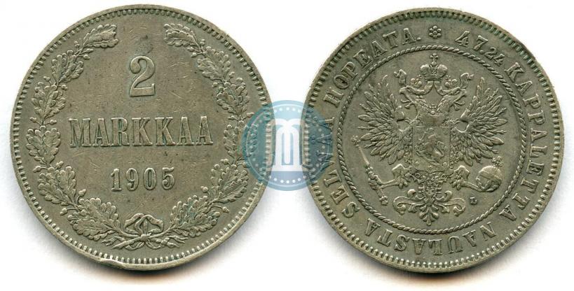 Picture 2 markkaa 1905 year L 