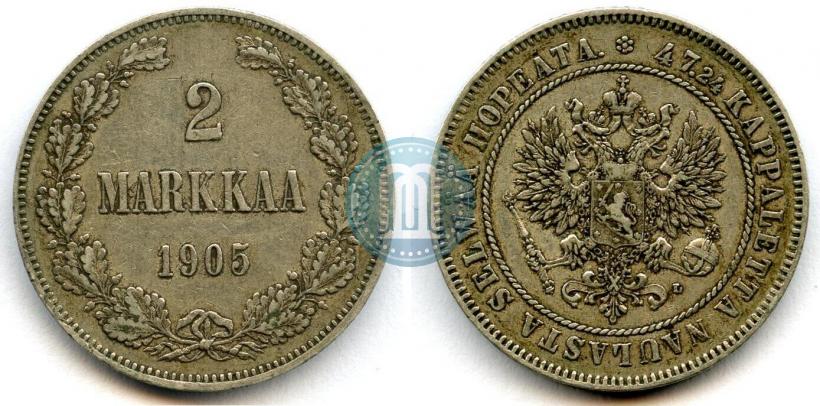 Picture 2 markkaa 1905 year L 