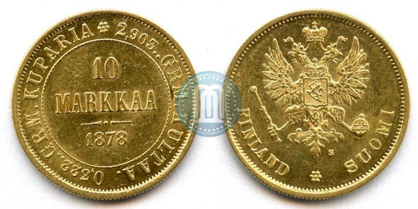 Picture 10 markkaa 1878 year S 