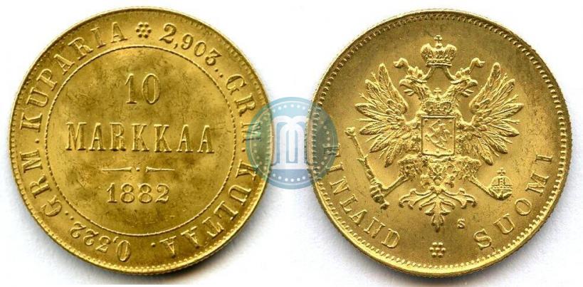 Picture 10 markkaa 1882 year S 