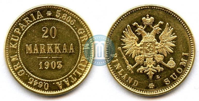 Picture 20 markkaa 1903 year L 