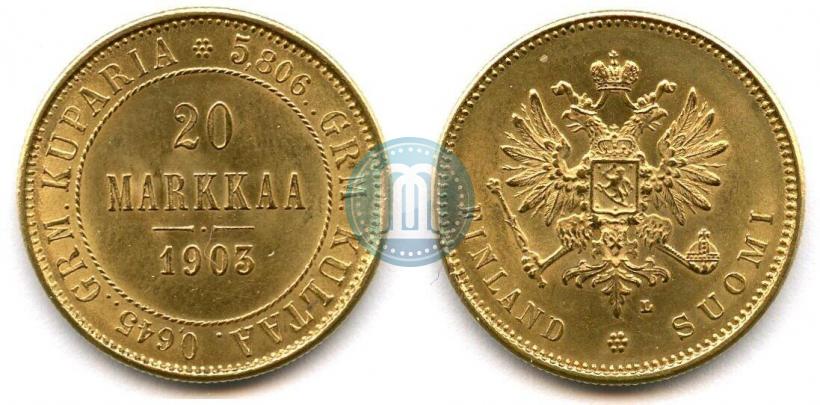 Picture 20 markkaa 1903 year L 