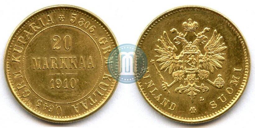 Picture 20 markkaa 1910 year L 