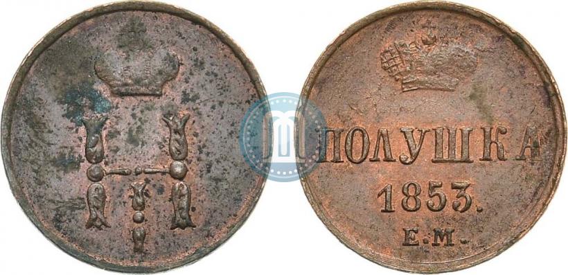 Picture Polushka 1853 year ЕМ 