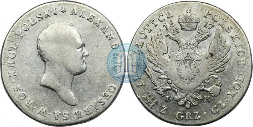 Picture 5 złotych 1817 year IB 
