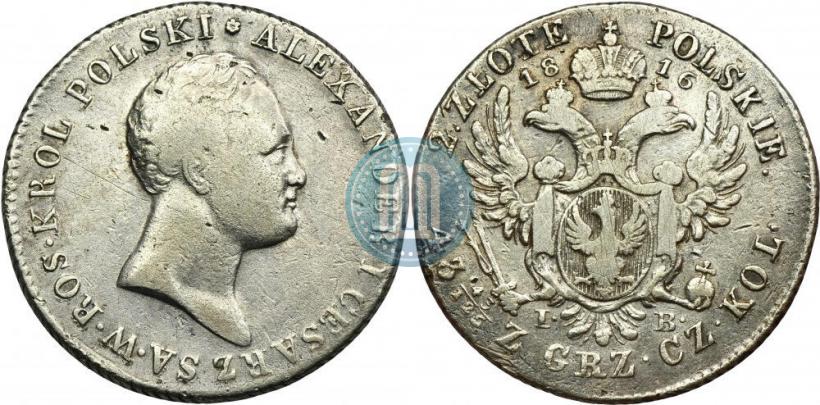 Picture 2 złote 1816 year IB 