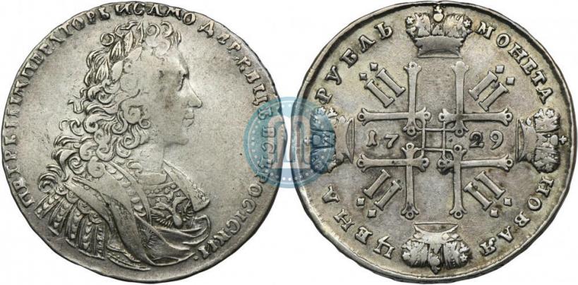Picture 1 rouble 1729 year  "Type of 1728"