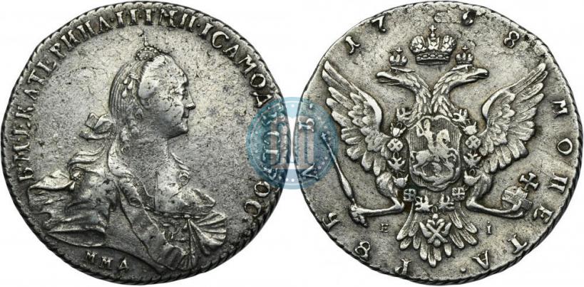 Picture 1 rouble 1768 year ММД-EI 