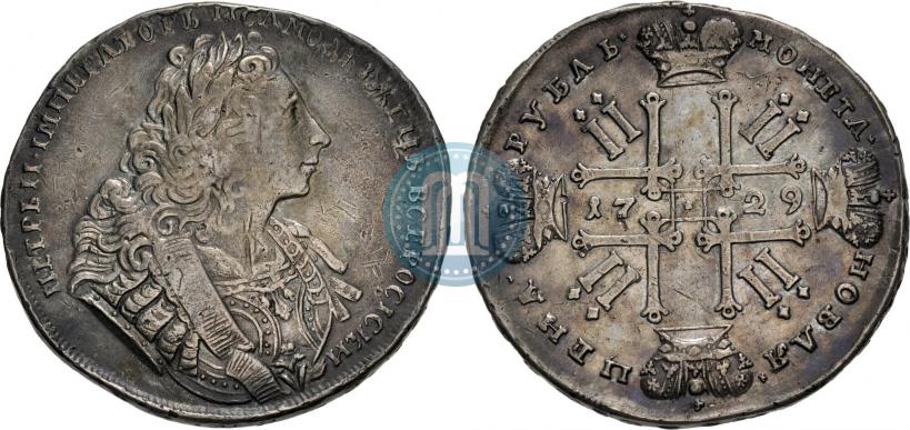Picture 1 rouble 1729 year  "Type of 1729"