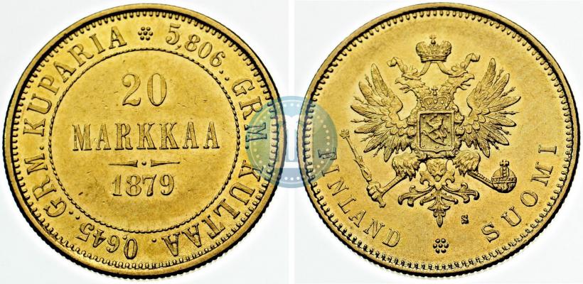 Picture 20 markkaa 1879 year S 