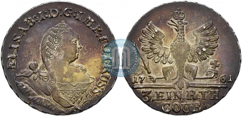 Picture 1/3 Thaler 1761 year  
