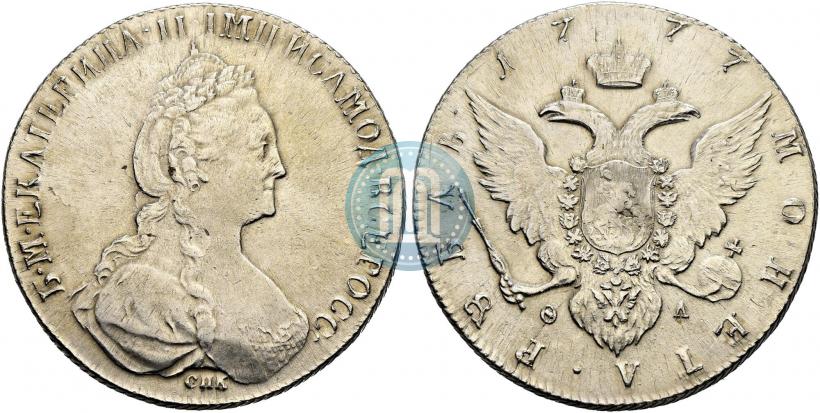 Picture 1 rouble 1777 year СПБ-ФЛ 