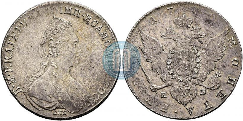 Picture 1 rouble 1780 year СПБ-ИЗ 