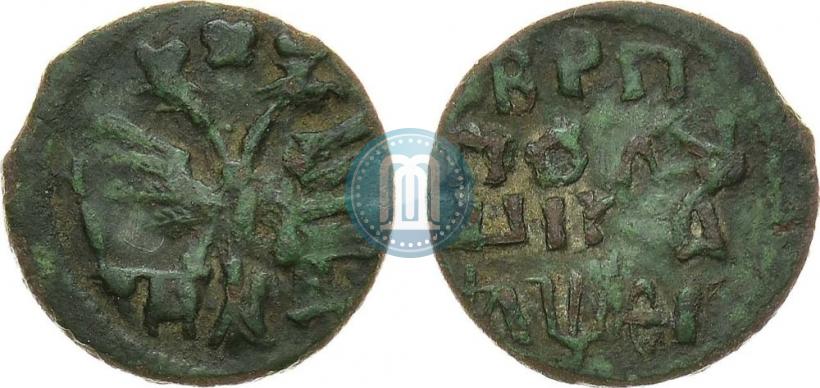 Фото Полушка 1719 года НД 